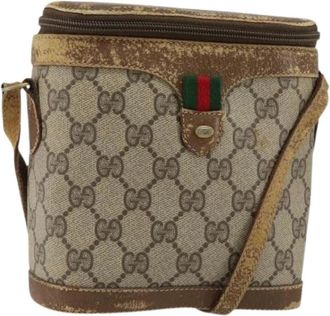 Gucci Pre-owned Cross Body Bags, female, Beige, Size: ONE SIZE Pre-owned Vintage Cross Body Bag
