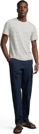 Onia Stretch Linen Trouser in Midnight at Nordstrom, Size 36