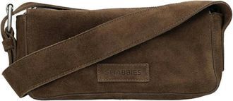 Shabbies Amsterdam Dames, Tassen, Bruin, Maat: ONE Size Su&egrave;de