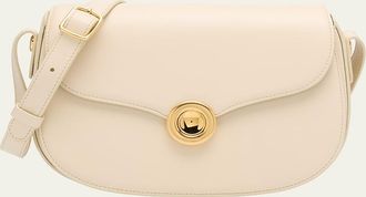Loro Piana Ghiera Small Leather Crossbody Bag