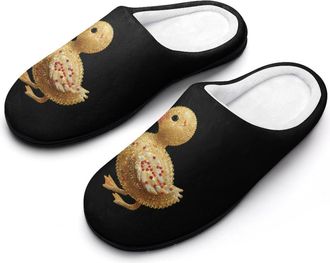 Generic Rhinestone Cute Duck Funny Mens Cotton Slippers Shoes Novelty Soft Non-Slip Sole Home Shoe
