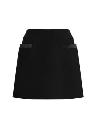 Dolce & Gabbana Double Crepe Basque Skirt