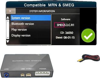 OEM Interfaz Carplay Android Auto, Conectividad Perfecta, Calidad De Audio Mejorada, C&aacute;mara Manual Oem Smeg+cam