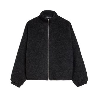 Jil Sander Heren, Jassen, Zwart, Maat: XL Wol
