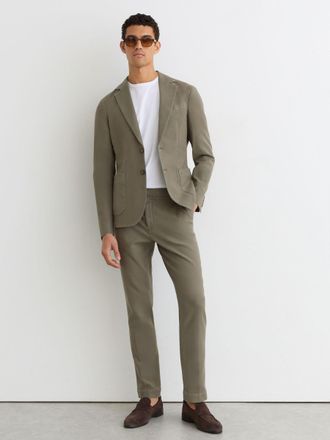 Reiss Dark Green Suit Trousers, 36