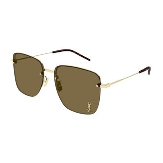 Saint Laurent Sunglasses, unisex, Yellow, Size: 58 MM SL 312 M Sunglasses