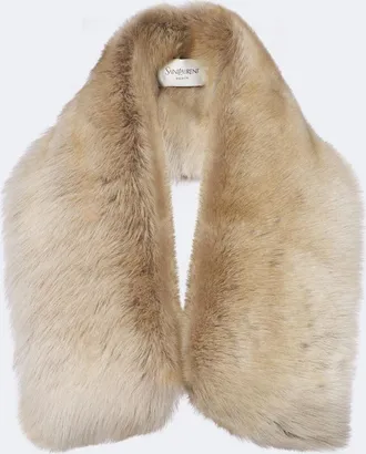 Saint Laurent Sciarpa in shearling