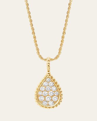 Boucheron Serpent Boheme Medium Motif Diamond Pendant Necklace