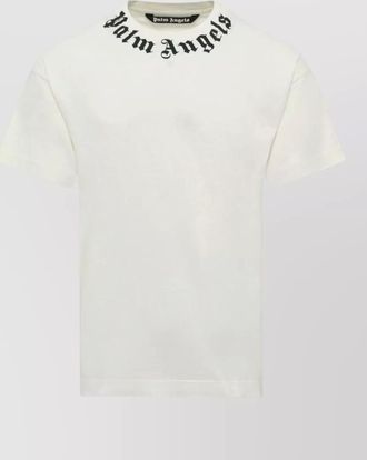 Palm Angels cotton logo-print crew-neck t-shirt