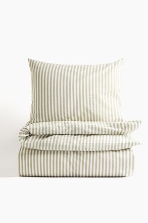 H&M Baumwollbettw&auml;sche f&uuml;r Einzelbetten - Green