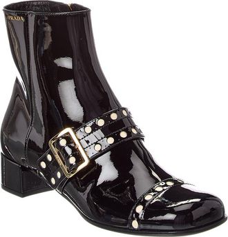 Prada Patent Bootie