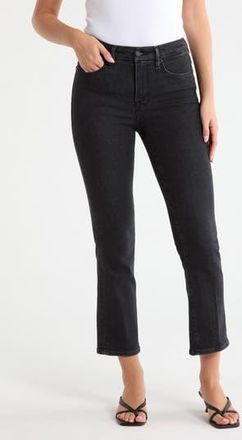 Good American Good Legs Ankle Straight Jeans in Black184 at Nordstrom Rack, Size 14