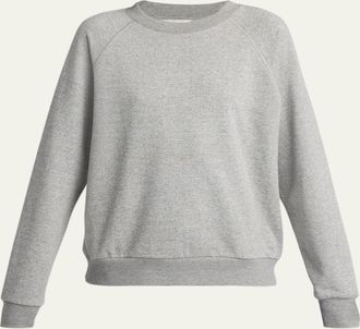 The Row Eulalia Cotton & Cashmere Crewneck Sweater