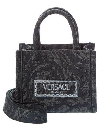 Versace Athena Barocco Mini Canvas Tote