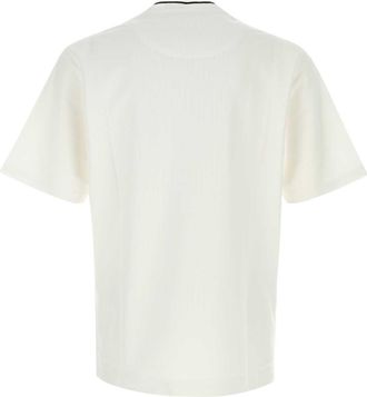 Dolce & Gabbana Piquet Cotton T-Shirt - White