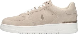 Polo Ralph Lauren Schoenen, Heren, Beige, 47 EU, Leer, Masters Court Low Top