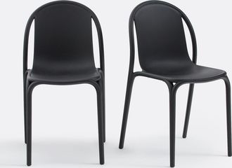 La Redoute Interieurs Set van 2 polypropyleen tuinstoelen, Brooklyn