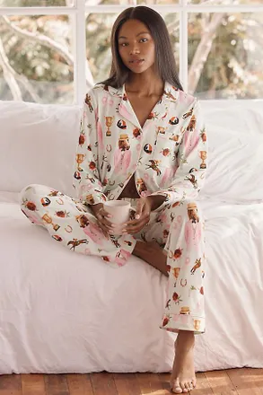 Bedhead Pajamas A Day at the Derby Pajama Set