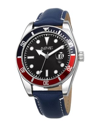August Steiner Mens Leather Watch