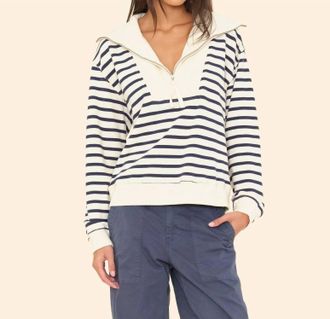 Xirena Kat Half-Zip Pullover Sweatshirt In Natural