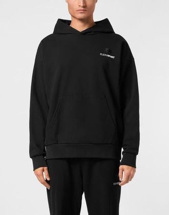 Plein Sport Oversize Hoodie Sweatshirt Ls Scratch Men in Black at Nordstrom, Size Xxx-Large Eu