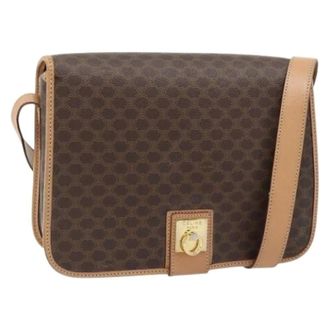Celine Pre-owned Cross Body Bags, female, Brown, Size: ONE SIZE Pre-owned Vintage Shoulder Bag