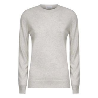 Brunello Cucinelli Dames, Truien, Grijs, Maat: M Kasjmier