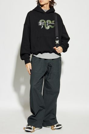 Palm Angels Hoodie, Mens, Black