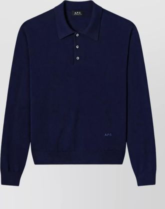 A.P.C. short-sleeve polo shirt