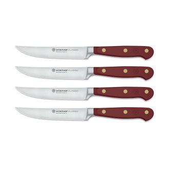 W&uuml;sthof Classic 4 Piece Steak Knife Set, Tasty Sumac