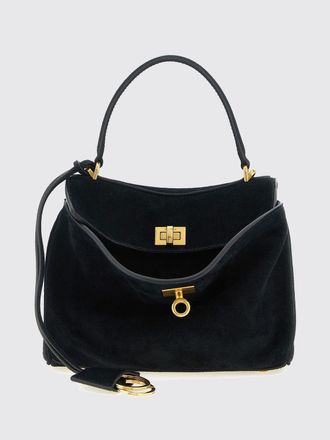 Balenciaga Rodeo Mini Calfskin Leather Handbag with Removable Shoulder Strap