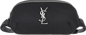 Saint Laurent Cassandre canvas belt bag Man One Size