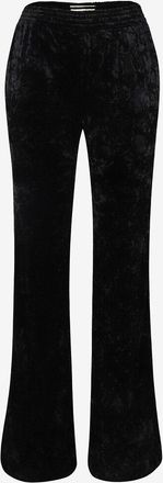 Saint Laurent Ausgestellte Hose aus Crushed-Samt