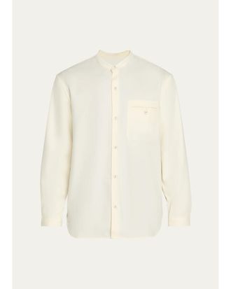 Officine G&eacute;n&eacute;rale Mens Wool Shirt