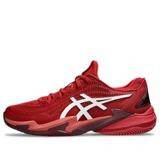 Asics Court FF 3 Novak Clay Cranberry White 1041A362-962