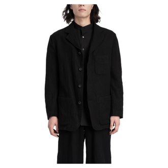 Yohji Yamamoto Hombre, Chaquetas, Negro, Talla: M