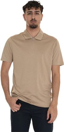 HUGO BOSS H-Paras 50 Poloshirt - Heren - Polos - Beige - 3XL - Katoen - Tops