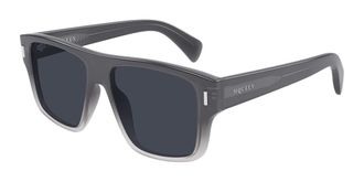 Alexander McQueen AM0550S 004 Mens Sunglasses Size 55 - Free RX Lenses - Free RX Lenses