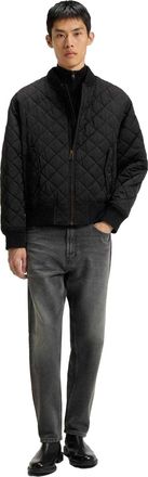 HUGO BOSS Hugo Heren 838 Jeans met vervaagde kleur en taps toelopende pasvorm (Medium Grijs)