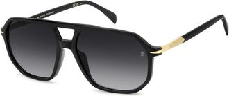 Eyewear by David Beckham Stijlvolle zonnebril DB 1172/S - Heren - Zonnebrillen - Zwart - 59 MM - Accessoires