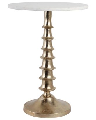 Sagebrook Home 22X16in Layered Lilypad Accent Table