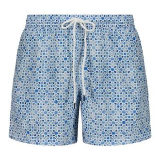 Fedeli Madeira Swim Shorts - male - Fedeli - Beachwear - Blue - S - Swimwear
