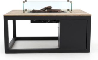 Cosi raw lounge vuurtafel 120x80x55cm