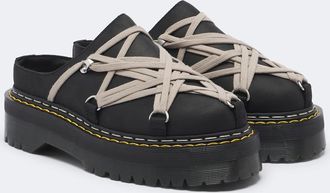 Rick Owens DRKSHDW x Dr. Martens leather mules