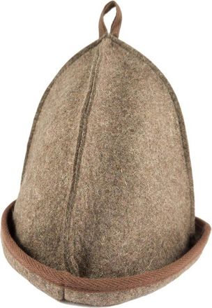 No Brand Gorro De Sauna - Gorros Coloridos - Fieltro De Lana - Gorro De Sauna De Fieltro Para Damas Y Caballeros, Marr&oacute;n, S