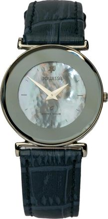Jowissa Elegance Mo P J3.002.M - Dames - Horloges - Blauw - ONE Size - Leer - Accessoires
