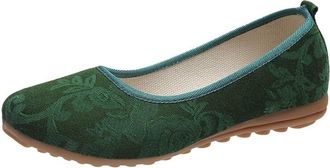 Generic Womens Cosplay Shoes for MaoMao Daily Halloween Comic Con (Green,4)