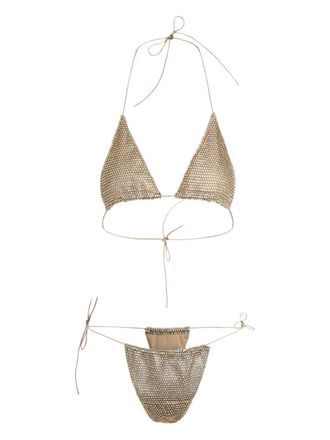 Santa Brands Bikini a triangolo Orchid - Oro