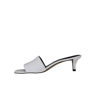 Michael Kors Merriam Kitten Sandals Optic White 40S5MMMS1L Womens