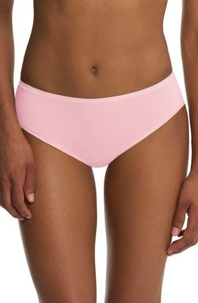Natori Bliss Bare Cotton Hipster Briefs in Perfect Pink at Nordstrom, Size Xx-Large